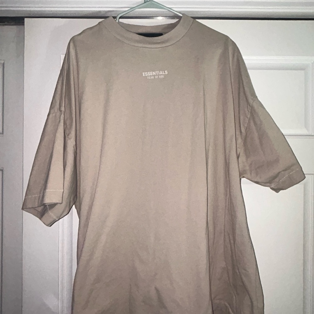 Essentials Tan T Shirt Size L